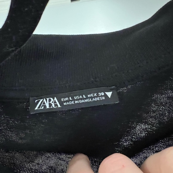 Zara cropped collared long sleeve - Picture 2 of 2